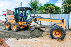 AÇÃO INTEGRADA - Ruas do bairro Operário recebem serviços da Prefeitura