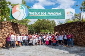 “CONHECENDO MINHA CIDADE” - Integrantes do Cabelos de Prata têm dia especial de visita ao Bosque dos Papagaios
