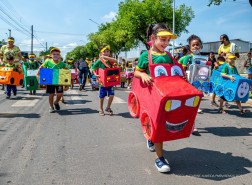 SEMANA DO TRÂNSITO - Crianças aprendem as regras de trânsito de forma lúdica e divertida