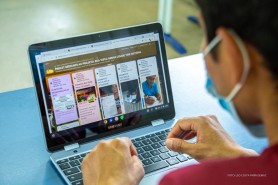 Educação de Jovens e Adultos - Alunos desenvolvem trabalhos em homenagem a Boa Vista e expõem em mural virtual