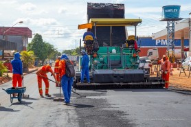 RAIAR DO SOL - Rua Arco-íris recebe obras de recapeamento
