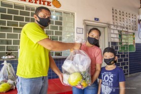 Alimentação escolar - Prefeitura inicia nova entrega de kits a alunos em situação de vulnerabilidade social