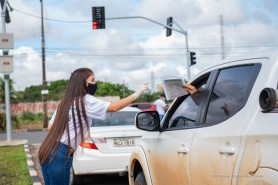 “Meu trabalho é brincar e ser feliz” - Blitz educativa em Boa Vista sensibiliza população contra o trabalho infantil