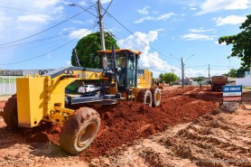 Avenida Baraúna recebe obras de infraestrutura da Prefeitura de Boa Vista