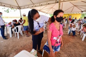 Saúde: Prefeitura de Boa Vista vacina moradores do PA Nova Amazônia nesta quarta-feira, 26