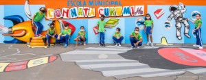 Cunhatã Curumim - Com incentivos da prefeitura, escola de Boa Vista se transforma em galeria de arte a céu aberto