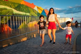 Integração  - Com passarela, visitantes do Parque do Rio Branco podem acessar a Orla Taumanan