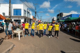 Feira do Garimpeiro - Prefeitura orienta ambulantes sobre organização correta do espaço para evitar aglomerações