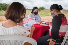 Cidade Satélite: Moradores recebem orientações sobre benefícios das obras de infraestrutura da prefeitura