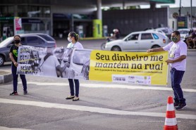 “Seu dinheiro me mantém na rua” - Campanha da prefeitura segue alertando a população sobre o trabalho e a mendicância infantil