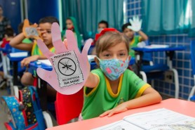 TODOS CONTRA A DENGUE - Alunos de Boa Vista aprendem a combater o Aedes aegypti