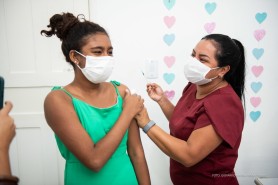 CONTRA A COVID-19  - Primeiras crianças começam a ser imunizadas em Boa Vista