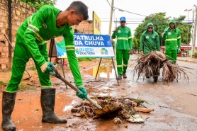 PATRULHA DA CHUVA - Confira os bairros que recebem os trabalhos de limpeza de ruas desta quinta-feira, 26