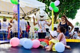 INFLUENZA E SARAMPO - Crianças são imunizadas e se divertem durante ação na UBS Pricumã