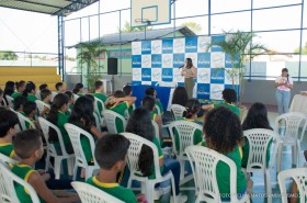 MARIA VAI À ESCOLA - Alunos concluem as aulas do projeto e recebem certificados de participação
