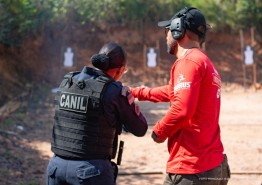 QUALIFICAÇÃO DO SERVIDOR - Guardas municipais finalizam curso de tiro com arma longa