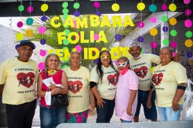 FOLIA SEM IDADE - Idosos participam de atividade recreativa realizada pela UBS Cambará