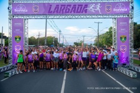 AGOSTO LILÁS - 1ª Corrida Municipal Patrulha Maria da Penha reúne 3 mil pessoas em Boa Vista