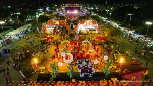 Espaço instagramável retrata a cultura junina e reforça as tradições no Maior Arraial da Amazônia