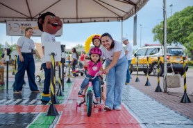 MAIO AMARELO - Evento animado na praça Fábio Paracat marca encerramento da campanha educativa em Boa Vista