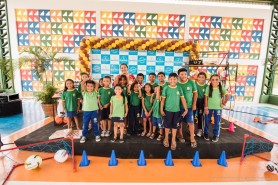 SERRA DO TRUARU - Prefeitura inaugura primeira quadra poliesportiva em escola indígena de Boa Vista