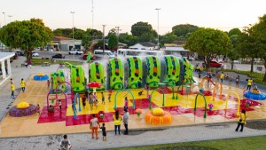 COMUNICADO - Parque interativo da Praça do Nova Cidade entra em manutenção a partir desta quinta-feira, 22