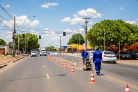 AV. CARLOS PEREIRA DE MELO - Prefeitura inicia 2ª etapa de implantação de canteiro central