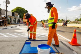 Prefeitura promove melhorias na urbanização da Travessa José Francisco, no bairro Cinturão Verde