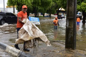 Nas primeiras 12 horas de chuva, Boa Vista registrou 196 mm, volume três vezes maior que o esperado para todo o mês de março