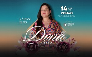 APOIO PMBV - Cantora Kárisse Blos fará show solidário no Teatro Municipal nesta sexta-feira, 14