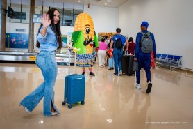 BV  Junina 25 Anos - Passageiros desembarcam no Aeroporto Internacional de Boa Vista no clima do Maior Arraial da Amazônia