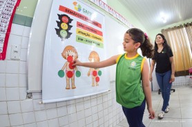 Alunos de Boa Vista participam de ação educativa contra o abuso infantil