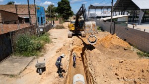 Prefeitura implanta mais de 1,2 km de drenagem no Pedra Pintada