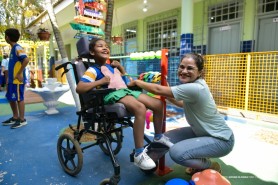 JARDIM NEUROSSENSORIAL - Escola de Boa Vista inaugura espaço para estimular desenvolvimento e inclusão de alunos atípicos