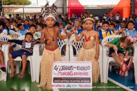 4ª EDIÇÃO - Jogos das Escolas Municipais Indígenas reúnem mais de 500 alunos no Truaru da Cabeceira