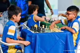 Com disputas emocionantes, 9°Festival de Xadrez Escolar segue até sexta-feira, 31