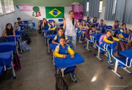 Alunos de Boa Vista voltam às salas de aula em clima de boas-vindas e acolhimento