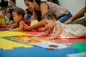 SEMANA DO BEBÊ 2023 - Atividade "Ritual do Amor" incentivou a leitura desde o berço e momentos de carinho entre mães e filhos
