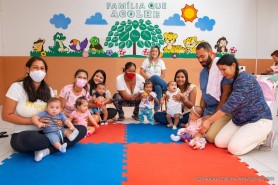 FAMÍLIA QUE ACOLHE - Com a descentralização, mais de 3,5 mil famílias participam dos encontros pertinho de casa
