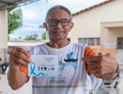 NOVEMBRO AZUL - Idosos do Cabelos de Prata participam de roda de conversas sobre saúde masculina