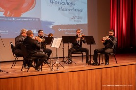 MÚSICA NA ESTRADA - Do clássico ao contemporâneo, Quinteto de Metais encanta público durante apresentação em Boa Vista