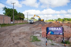 BAIRRO LAURA MOREIRA - Prefeitura inicia obras de drenagem em novo trecho da Rua dos Trabalhadores
