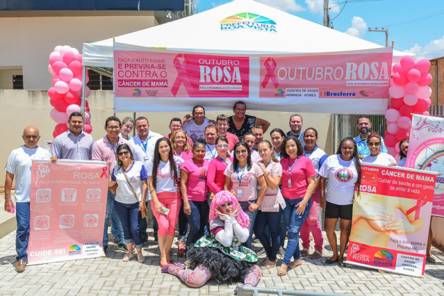 Outubro Rosa - Prefeitura promove ações de prevenção ao câncer de mama