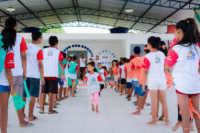 Cinema, Bosque dos Papagaios, Selvinha Amazônica e competições esportivas fazem parte da colônia de férias de projeto social 