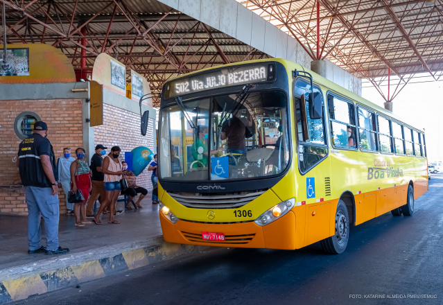Comunicado - Ônibus passam a funcionar das 6h às 22 horas em Boa Vista 