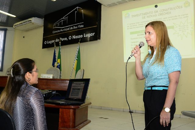 Prefeitura presta contas da Educação à Câmara Municipal de Boa Vista
