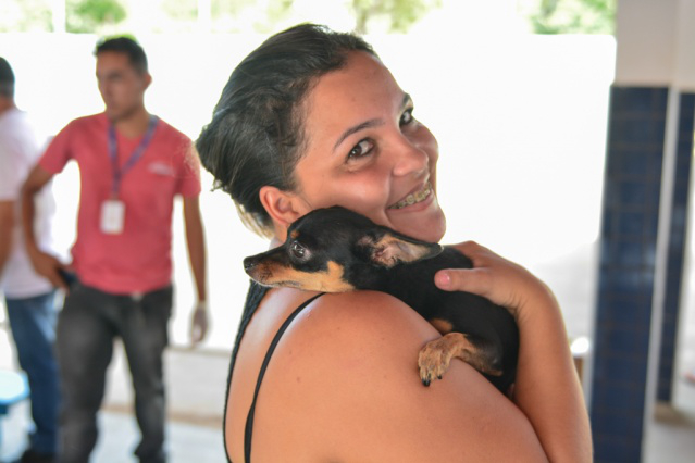Mais de dez mil bichinhos foram vacinados contra a Raiva
