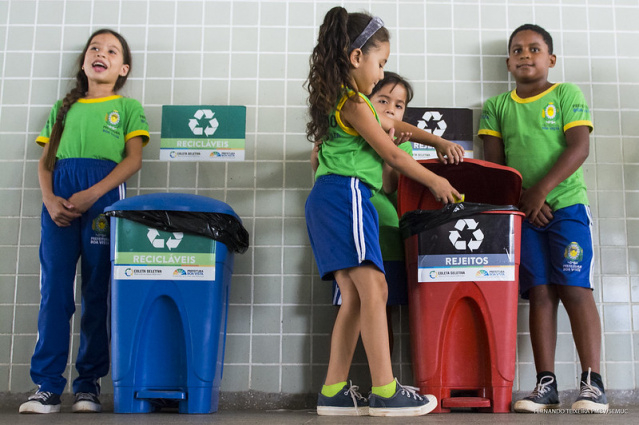 Plano de Resíduos -  Coleta Seletiva contempla ações em 22 escolas municipais