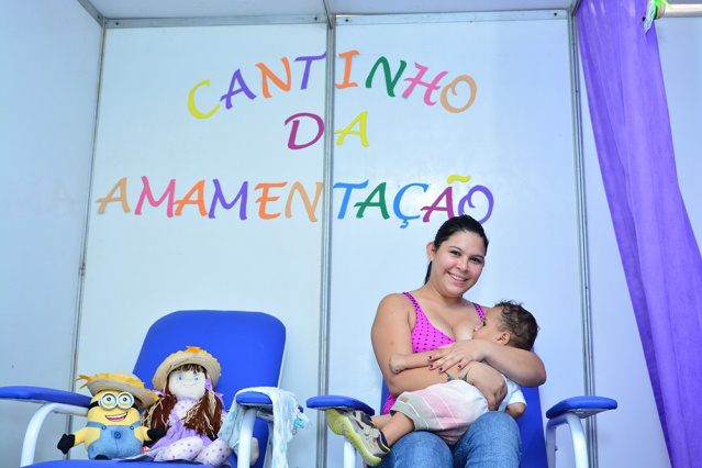 Boa Vista Junina conta com espaço destinado para amamentação e troca de bebês