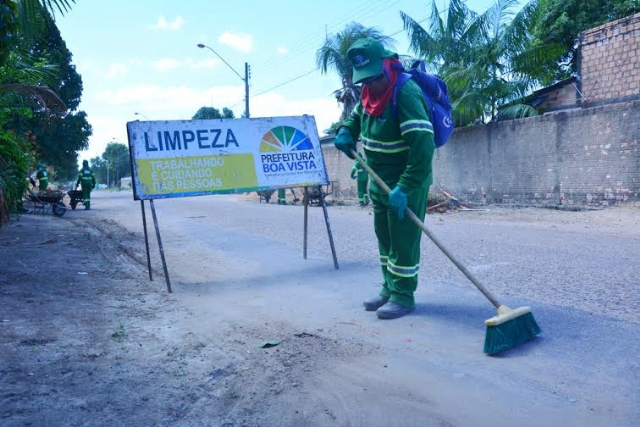 Três bairros de Boa Vista recebem mutirão de limpeza esta semana